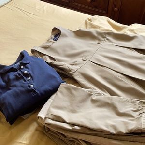 Gently used Lands End Uniform Wear